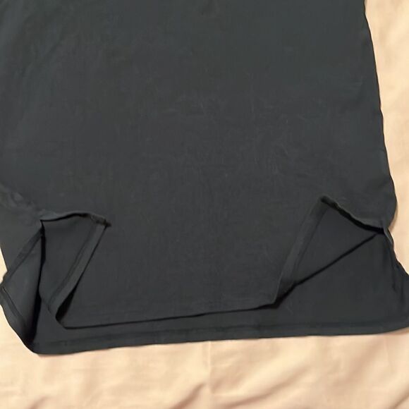 NYDJ size S short sleeve basic black tshirt with cute ties at the sleeve GUC - Picture 4 of 8